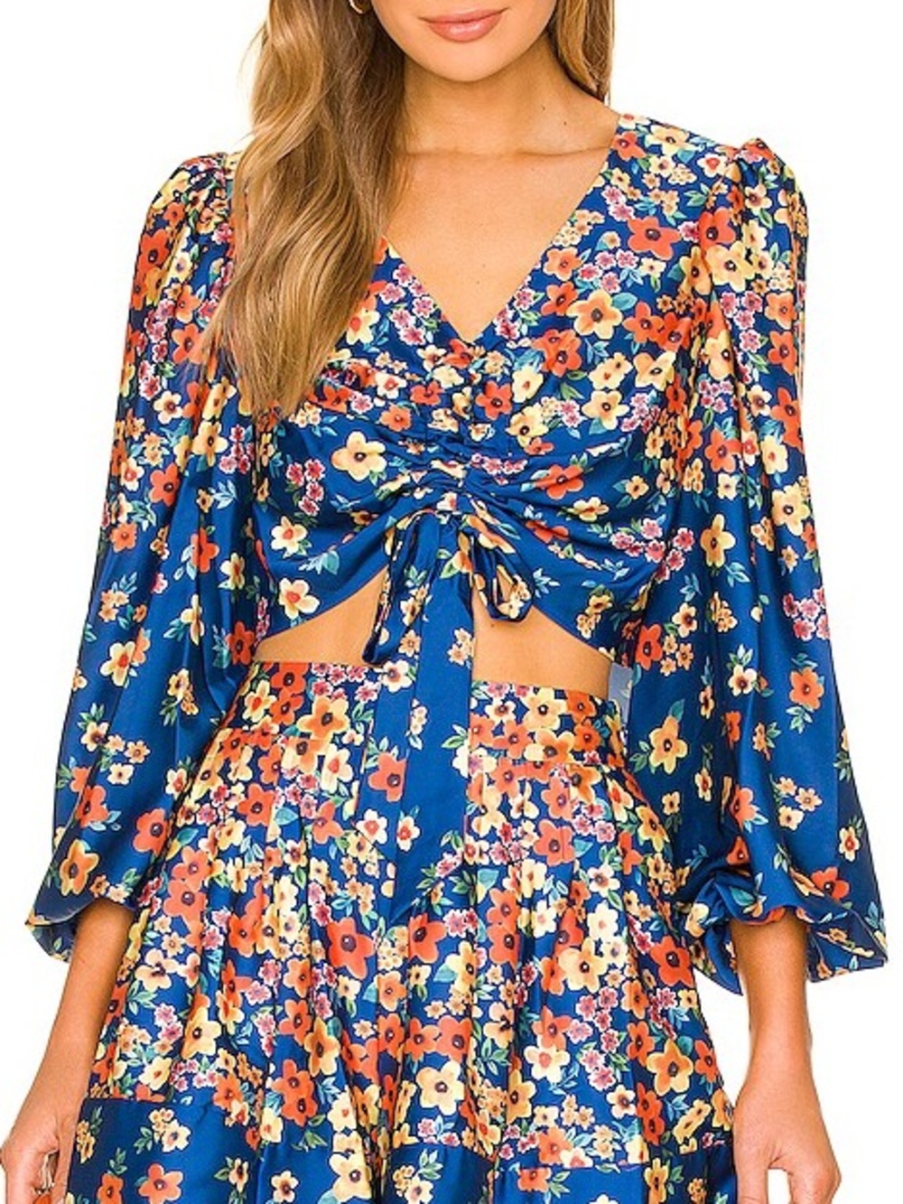 Amur Xiomara Balloon Long Sleeve Blouse Size XS